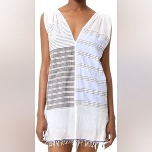 Lemlem Almez Split Cover-Up Tunic Dress